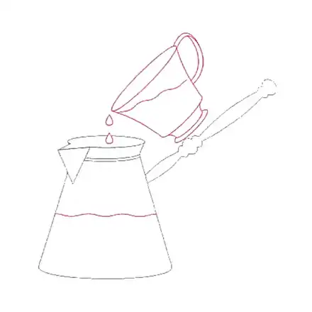 Türkischer Mokka – Schritt 2