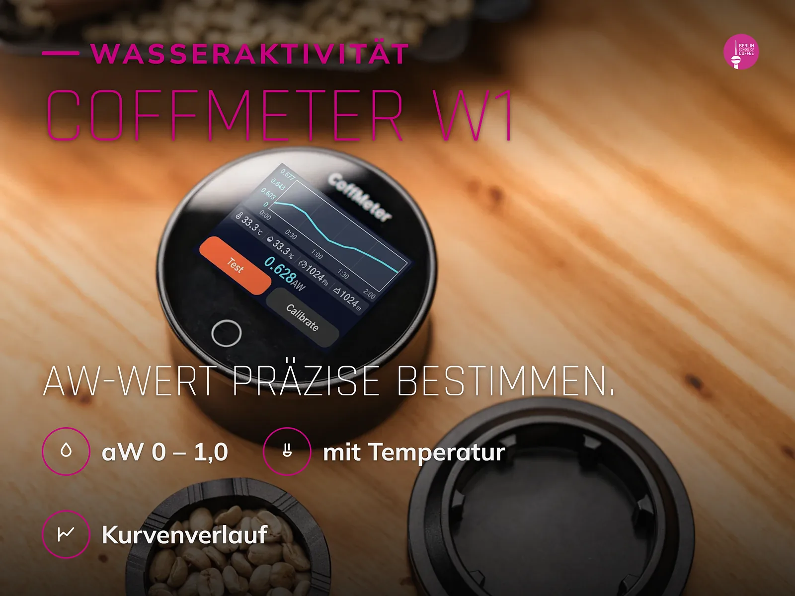 DiFluid CoffMeter W1 Wasseraktivitätsmessgerät
