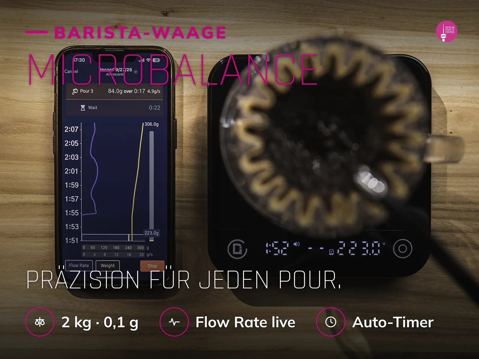 DiFluid Microbalance Ti Barista-Waage