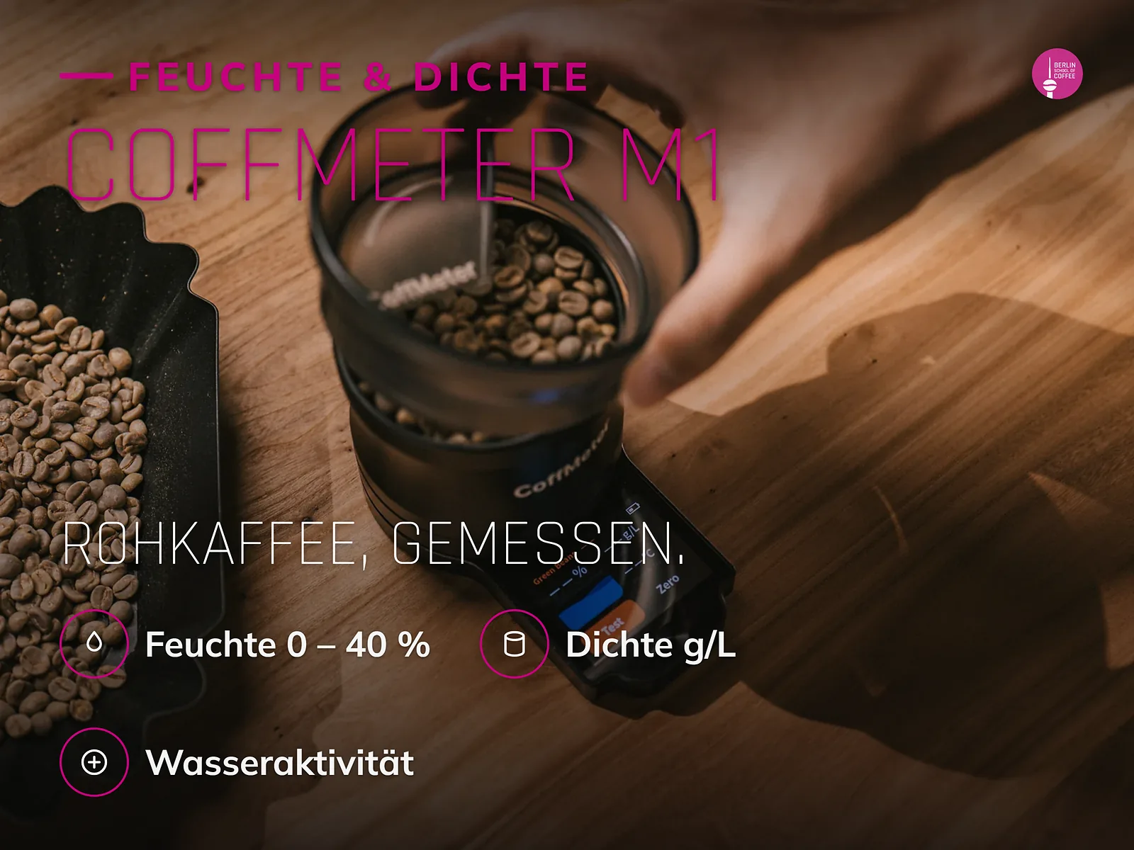 DiFluid CoffMeter M1 Feuchte- und Dichtemessgerät