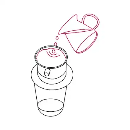 Vietnamesischer Eiskaffee – Schritt 4