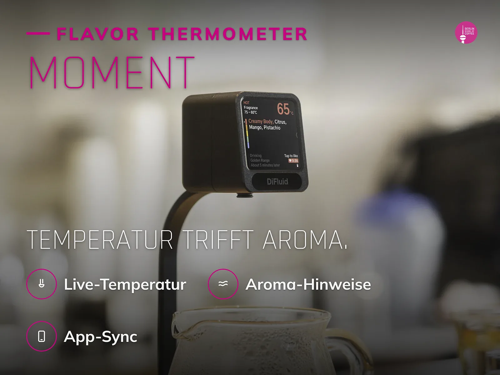 DiFluid Moment Flavor-Thermometer