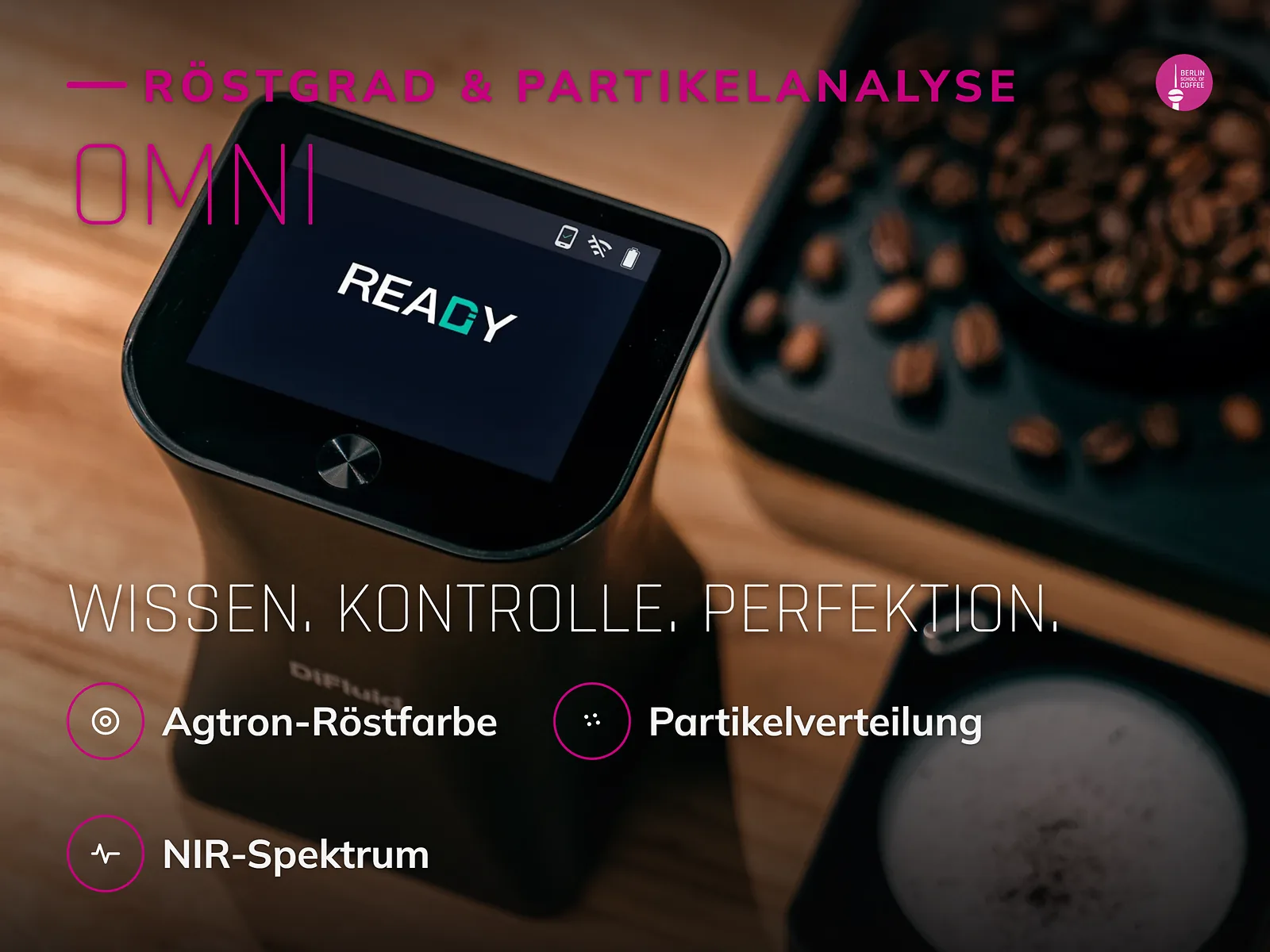 DiFluid Omni Röstgrad- und Partikelanalyse
