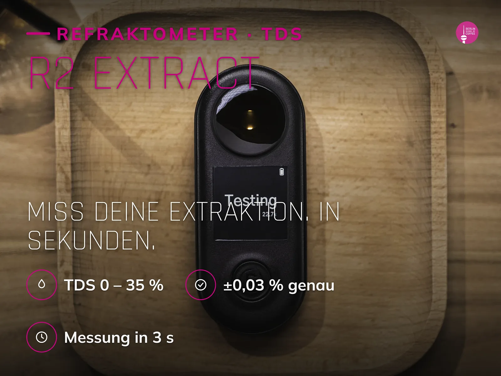 DiFluid R2 Extract Kaffee-Refraktometer