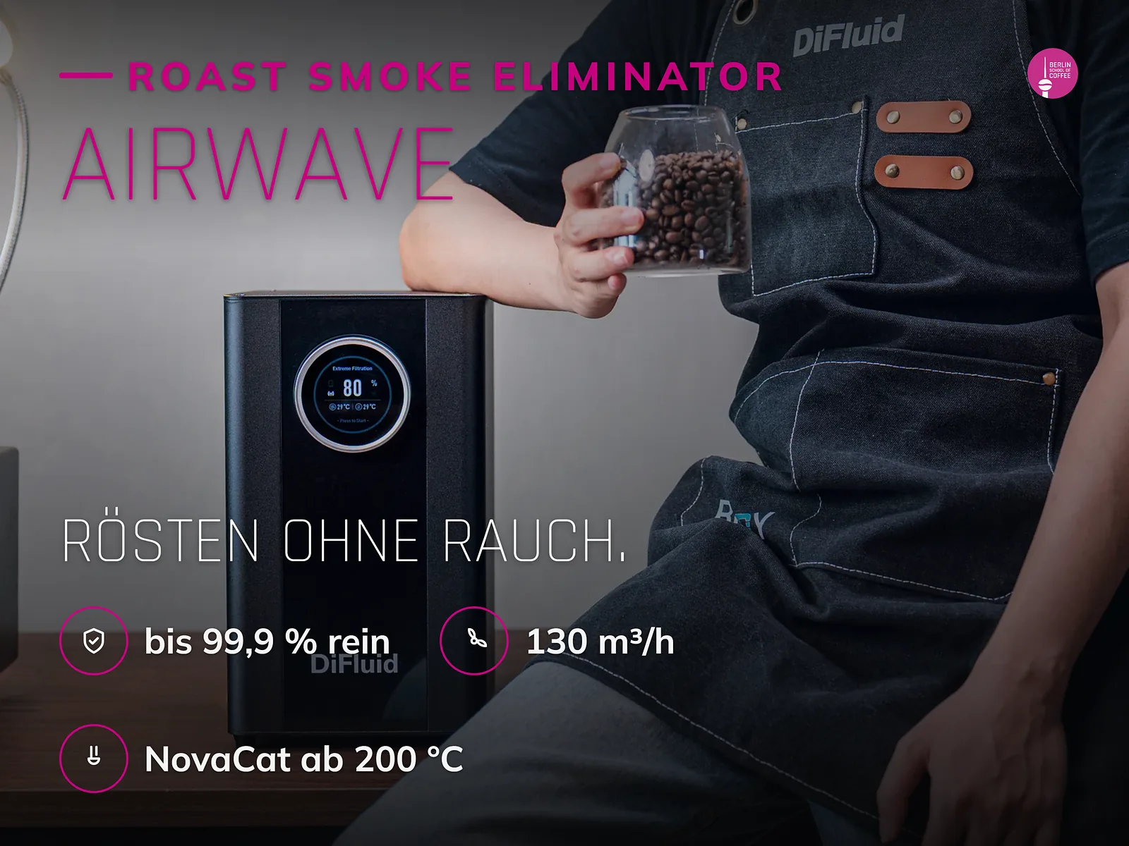 DiFluid AirWave Röstrauch-Filter