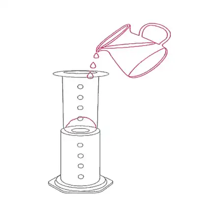 Cold AeroPress – Schritt 1