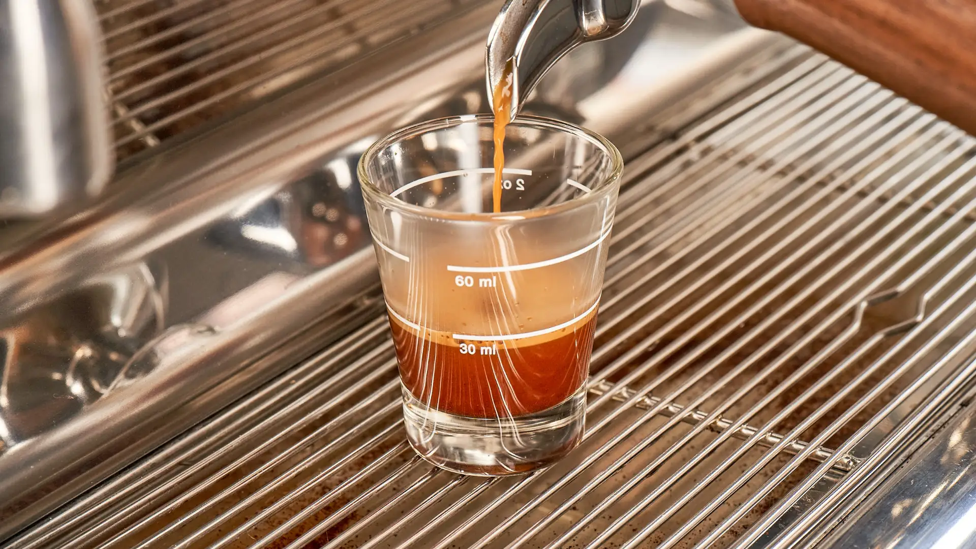 Espresso messen und einstellen