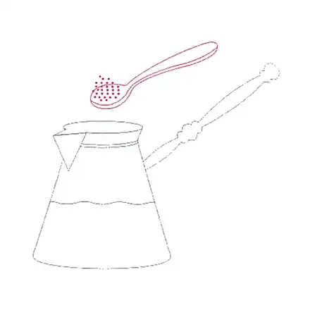 Türkischer Mokka – Schritt 3