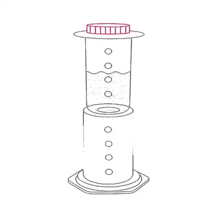 Cold AeroPress – Schritt 3