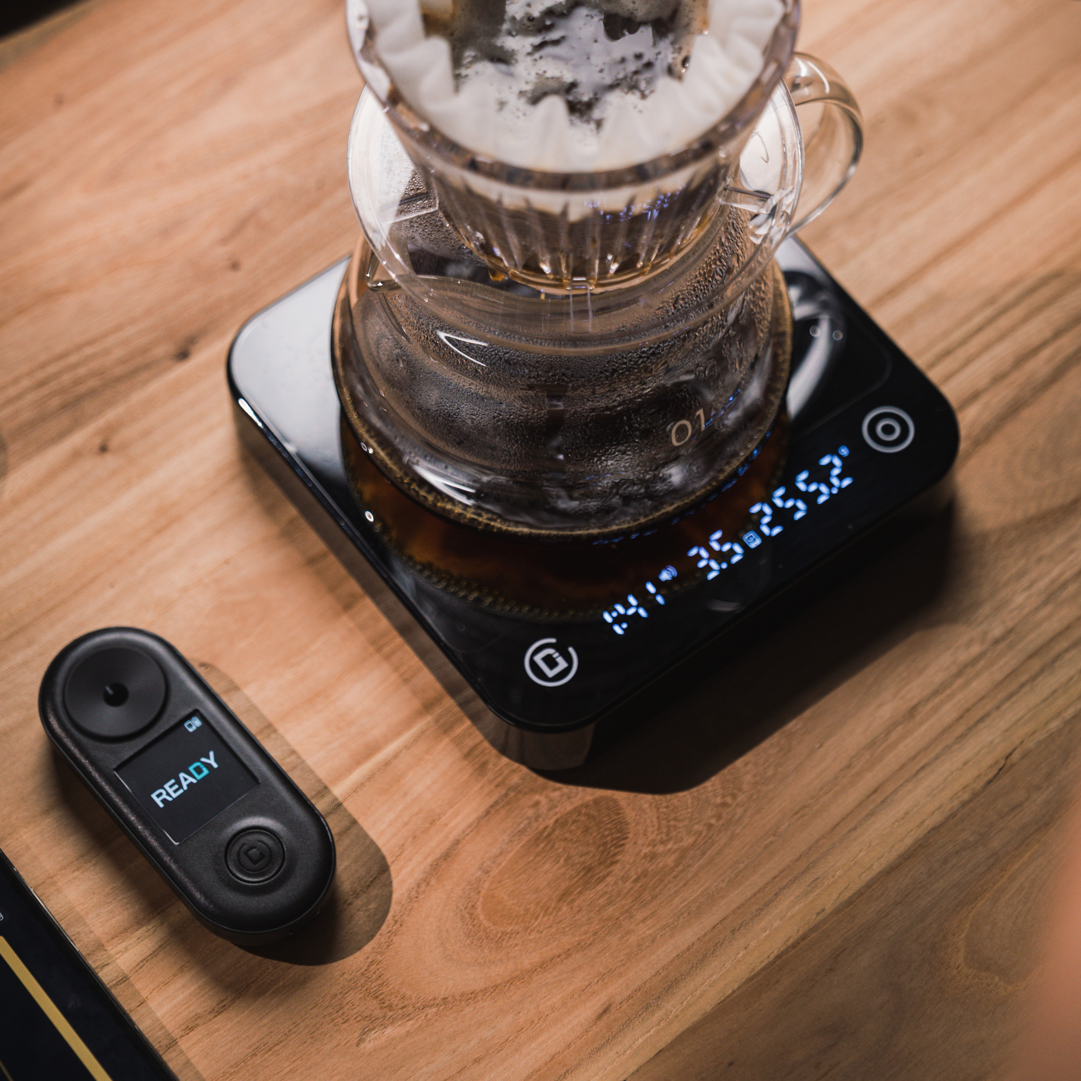 Messung mit dem DiFluid R2 Extract an einer Kaffeeprobe