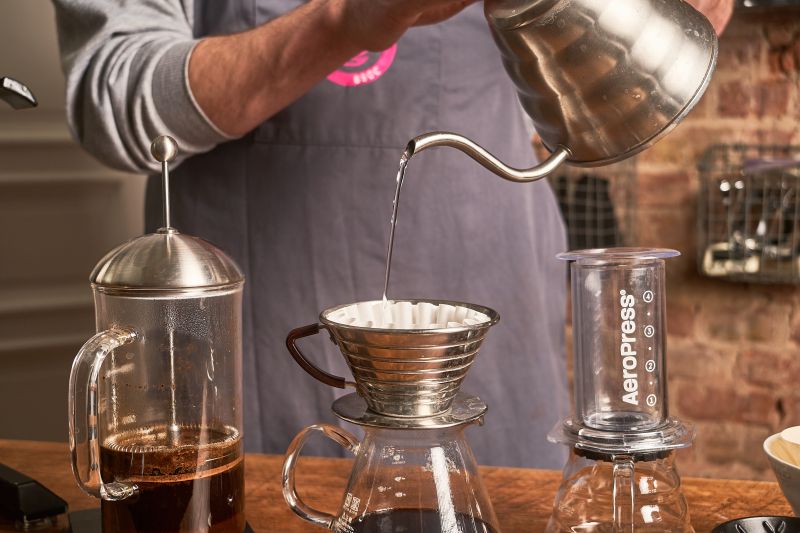 Handfilter-Kaffee zubereiten