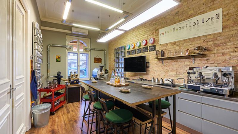Schulungsraum der Berlin School of Coffee