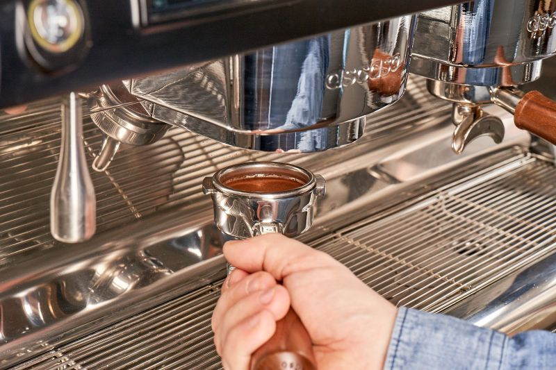 Espressomaschine im Brewing Room